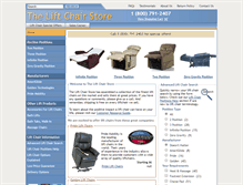 Tablet Screenshot of lift-chair-store.com